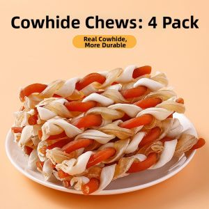 petlimit | Dental Care Durable Dog Chews Treats for Medium to Large Puppies