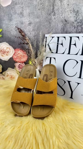 Womens Fashion Double Strap Outdoor Rubber Slipper 234#