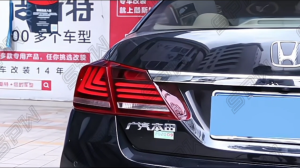 Honda Accord G9 T2A (2013-2015) Vland Tail Lamp Tail Light Daylight DRL Dynamic LED Running Signal Brake Light Lexus-Design 2013 2014 2015 G9.5 Taillamp Taillight