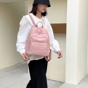 Tas Ransel Colorful Fox 0490 nilon anti air tas ransel wanita produk import nilon waterproof tas kuliah tas remaja