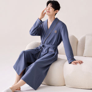 MiiOW | Cotton Couple Summer Thin Sleep Robe