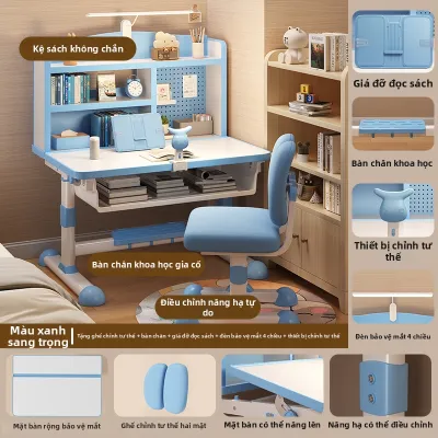FWTDF | Bộ Bàn Ghế Học Điều Chỉnh Cho Trẻ Em