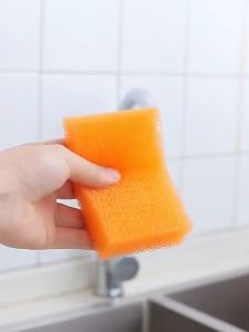 Berus Span Loofah Dapur Korea Tiruan / Periuk Menggosok Berus Pencuci Pinggan / Alat & Aksesori Pembersihan Rumah