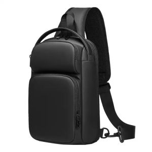 Resilver Outdoor Multi-functional Sports Shoulder Sling Smart  Men Bags Lightweight Hiking Crossbody Sling Bag