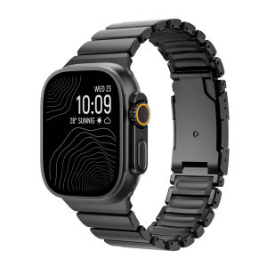 SHI SHI | Titanium Silicone Magnetic Apple Watch Strap for Men