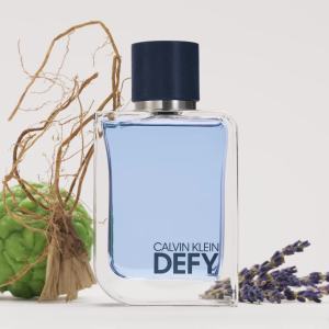 สามารถสลักชื่อได้ 7 ตัวอักษร Calvin Klein Defy Eau De Toilette For Men 100ml - EDT For Him (Male Perfume)