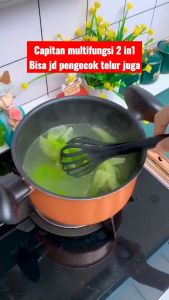Jepitan Makanan + Kocokan telur Plastik / Capitan makanan / Pengocok telur / whisk