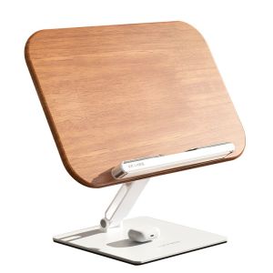 SKYY YD7 Read stand Adjustable Wooden Book Stand Holder for Reading Portable Support Document Shelf Book Stand