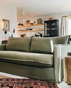 เรียบง่าย ขนเป็ด เครื่องนอนโซฟา โรงแรม วันหยุด บ้าน แถวตรง ถอดซักได้ เรียบง่าย ผ้าฝ้าย ผ้าลินิน เฟอร์นิเจอร์ผ้า