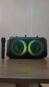 BTS-1709 Bluetooth speaker Rechargeable Bluetooth Wireless Trolley Type Portable Speaker