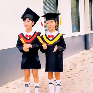 DD Dress Graduation School Student Clothing Style Jacket Party Girls Bachelor Gown Cosplay Pakaian Graduasi 毕业礼服