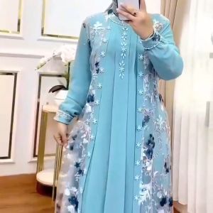 Kanaya Dress Ceruty Apk Tile Graden Gamis Wanita Model Terbaru 2024 Remaja Dress Wanita Kondangan