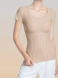 QIANLINGMEI | Slimming Waist Trainer with Chest Pad Seamless Shapewear