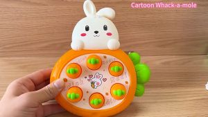 Interactive Plastic Toy Animal Knocking Game Hammering Game Baby Whack-a-mole Toy
