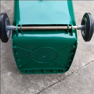 Universal Rubber Trash Can Wheels Trash Bin Wheel Garbage Bin Wheel For 120L / 240L Trash Bin
