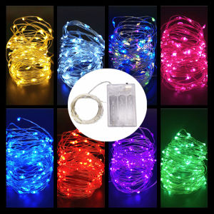 Battery Powered 1/2/5/10M Fairy Light String Led String Light for Bedroom Garden Party Bedroom Wedding Christmas Decoration