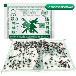 ระวังของปลอม!! กาวดักแมลงวัน Dahaoแผ่นกาวดักแมลงวันกาวเหนียวมากยกชุดตกแผ่นละ 10 / 20/ 50แผ่น สินค้าพร้อมส่งจากไทย แพ็คเกจอย่างดี