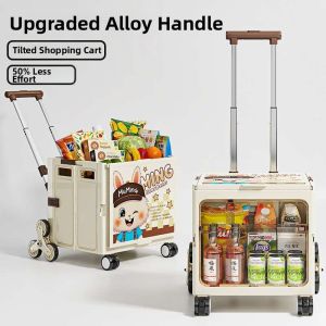 Portable Multifunctional Collapsible Trolley Cart
