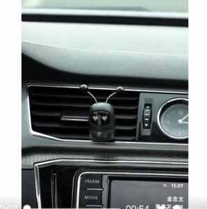 Sáp thơm cài cửa gió điều hoà hình robot có tai lúc lắc đáng yêu các dòng xe hơi xe ô tô