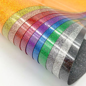 Glitter Heat Transfer Vinyl Heat Press Cut Film Making Sign Pattern for Tshirt Clothing Bag Hat Decoration DIY Work with Cutting