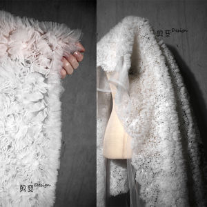 Vải Lưới Họa Tiết Nổi Họa Tiết 3D Thiết Kế Váy Cưới Cao Cấp Vải Áo Dài Vải Thủ Công DIY Vải Nỉ Họa Tiết Mùa Thu Đông