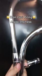 Kran Angsa Dapur Cuci Piring - Stainless steel - 1/2 Inch