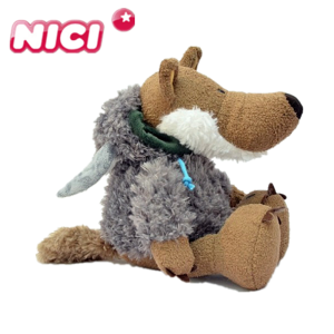 Woolen Wolf Doll with Hat Sheep Plush Toys Childrens Dolls Gift in Disguise as a Sheep Woolen Wolf Doll Soft PP Cotton Filled