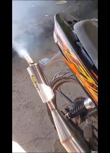 Knalpot Standar Racing FIZ R F1Z R Fiz-R Full Stainless PK RACING MUFFLER Suara Garing Terlaris