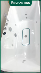Bathtub Whirlpool Free Standing LED Kamar Mandi Europe Enchanting E8619