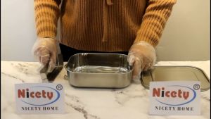 Lunch Box Kotak Bekal Tempat Makan 304 Stainless Steel Anti Tumpah Anti Rembes Bento Box Dengan Pembatas