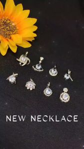 TINO TINO Liontin Kalung Perhiasan Aksessories MSD012H Chinnese permata Wanita Full Permata Zirkonia