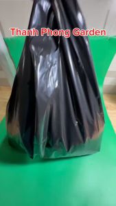1kg túi đựng quà tặng HDPE túi zipper túi zip Túi bóng đen đựng rác Túi nilon đen/trắng gói hàng đựng đồ loại xịndày bóng