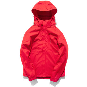 Outdoor Womens Gore-Tex Jacket Three-in-One Detachable Two-Piece Mens Fleece-Lined Thickened Fashion Brand Autumn and Winter Windproof Jacket