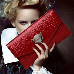 Trendy Womens Leather Clutch Bag Casual Large Capacity Evening Handbag Fashionable Personality Lady Bag Soft Fabric Lining
