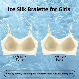 YUNASHA | Seamless Ice Silk Bra for Teenage Girls