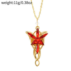 Takara Tomy | Arwen Evenstar Vòng Cổ Pha Lê Vintage Hợp Thời Trang Phim Ngoại Vi Quyến Rũ Mặt Dây Chuyền Nữ Và Bé Gái Cosplay Phụ Kiện Món Quà Trang Sức