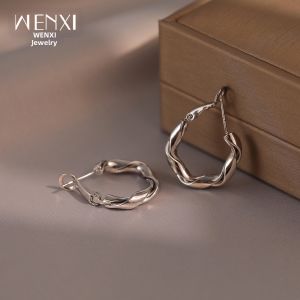 WENXI | Retro Twisted Gold Earrings