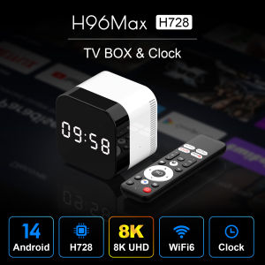 H96 H728อัจฉริยะกล่องทีวี ATV 14ช่อง4K 60fps 1000เมตร /Lan Wifi6 BT5.0 Google เสียงผู้ช่วยกล่องสมาร์ททีวีกล่องด้านบน