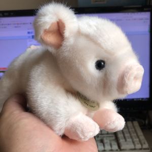 Pink Plush Pig Doll Toy Adorable Baby Pig Year Good Luck Charm Soft Stuffed Animal Toy for Girls ToyClub Brand PP Cotton Filled