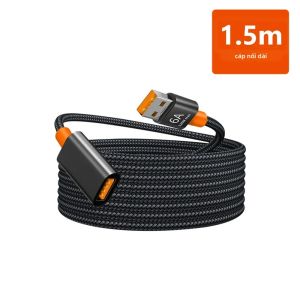 Cáp Nối Dài USB 3.0/2.0 NNBILI 6A Cho Laptop PC TV Xbox One SSD - Cáp USB Bện Tốc Độ Cao Cáp Nối Dài Mini