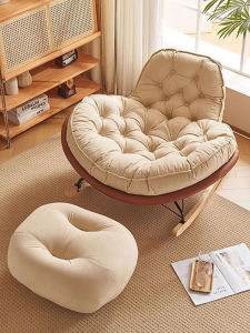 Penguin Swinging Chair Luxury Style Metal Frame Leisure Eggshell Sofa Living Room Balcony Swing Chair for Adults And Children