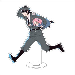 Bandai | 16CM Anime SPY×FAMILY Anya Forger & Damian Desmond Cos Acrylic Hình Đứng Giáng Sinh Quà Tặng Sinh Nhật Đáng Yêu Vật Trang Trí Sưu Tập Phụ Kiện