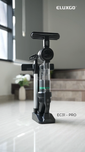ELUXGO EC31 Pro Cordless Stick Vacuum Cleaner with SAMSUNG Battery 60-Min Run Time 3-in-1 Multi-Tool and Antibacterial Filter - High-Quality