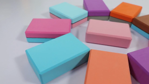 Balok Yoga Busa Padat Tahan Tekanan Ringan Untuk Stretching Pilates Meditasi