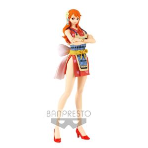 [Ready Stock] Original Banpresto One Piece Nami Glitter & Glamours Wano Kuni Figure Birthday Gift 眼镜厂海贼王 娜美武士服 和之国正版手办礼