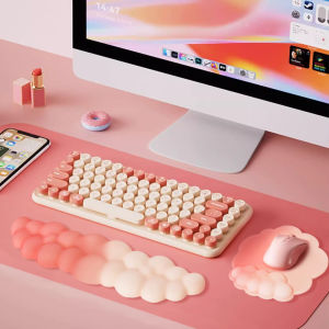 Cloud Multi-Color Mouse Pad Silicone Wrist Splint Pad Simple Computer Men and Women Office Keyboard Tray Non Slip Hand Guard Wristband Pad