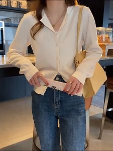 Dahong 10715 เสื้อคลุมไหมพรมคาร์ดิแกน เสื้อคลุม รุ่น