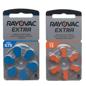 Rayovac Hearing Aid Battery A13 (PR48) / A675 (PR44) 1.45V Zinc Battery