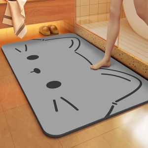 Miniso Bathroom Mat Water Absorbent Slip Resistant Toilet Entrance Carpet Bathroom Floor Rug Anti Slip Kitchen Mat Pad