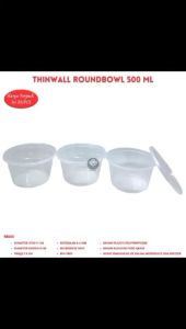 WRD Roundbowl Libra 500 Ml (Isi 25 Pcs-RB500)